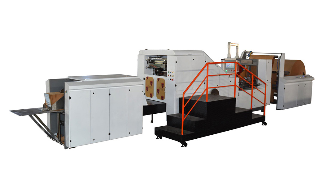 Máquina para fabricar sacos de papel com fundo quadrado (abertura inferior a vácuo)