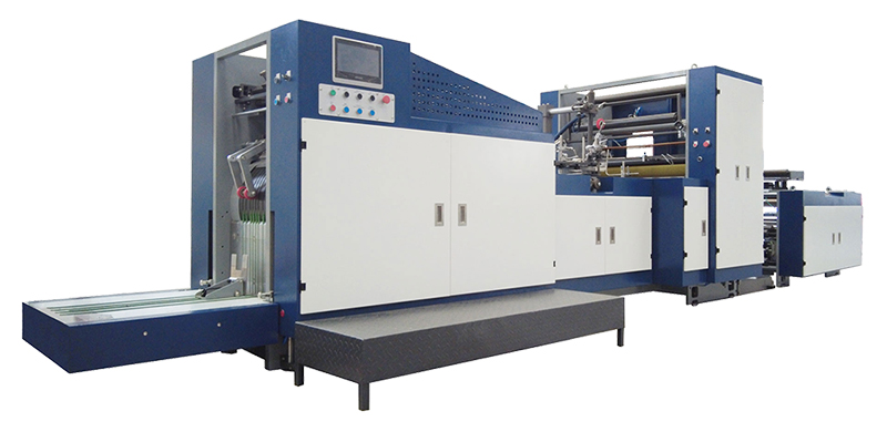 Máquina para fabricação de sacos de papel kraft para alimentos